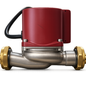 Hot water heater inline recirculation pump