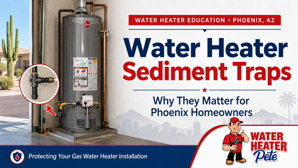 water heater sediment trap