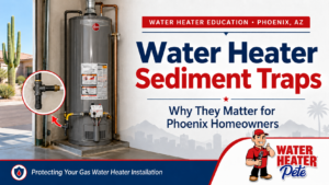 water heater sediment trap
